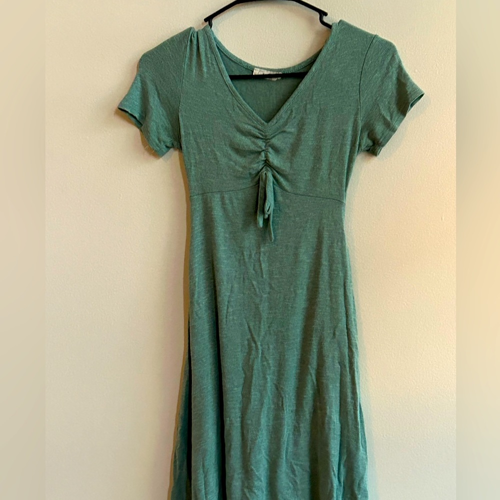 Olivia Rae Casual Dress Green Print